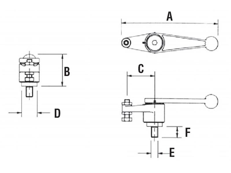 CS800 Cam Swing Clamps Heavy Duty Cam Clamps Manual Toggle Clamps